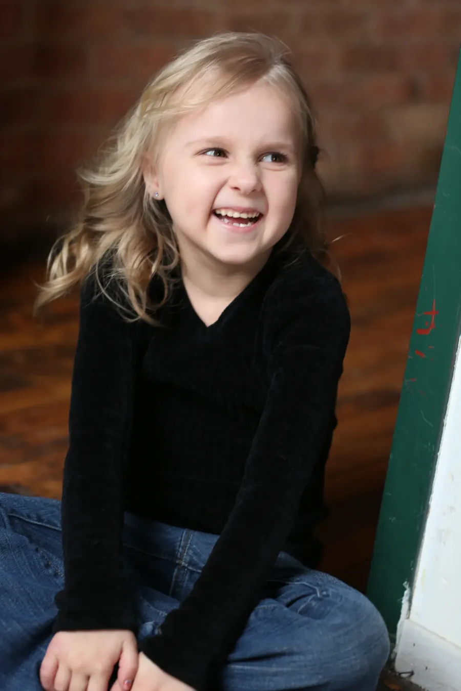 Second look from the same child model portfolio session