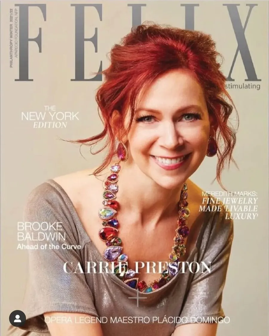 FELIX magazine cover featuring Carrie Preston
