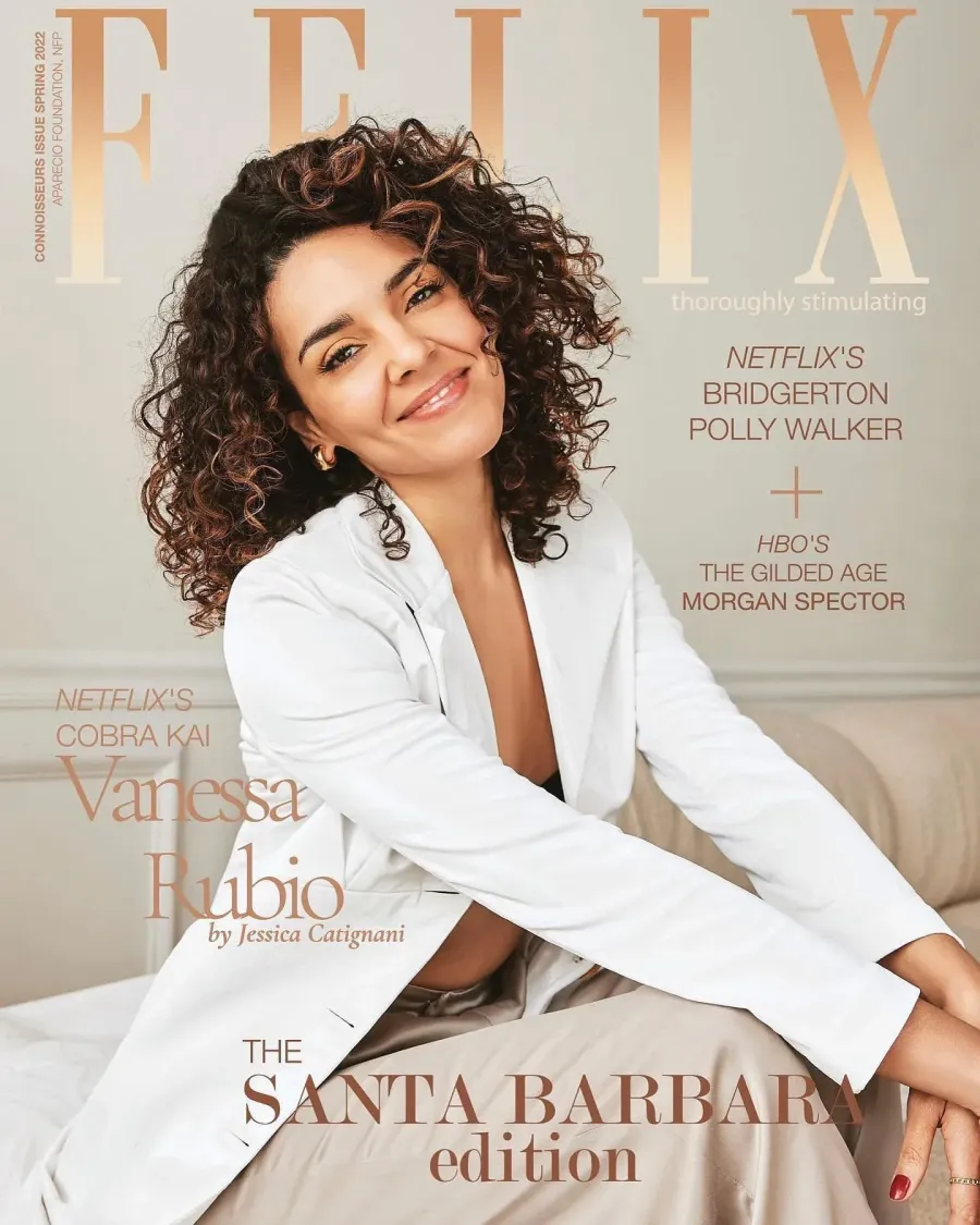FELIX magazine Santa Barbara edition cover featuring Vanessa Rubio