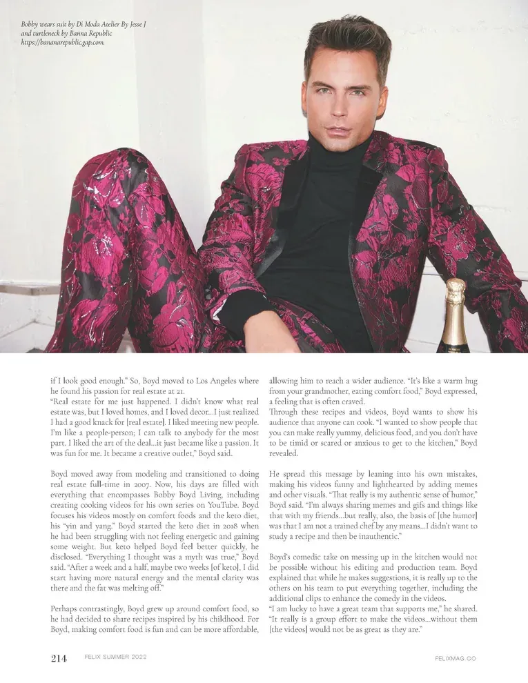 FELIX magazine Summer 2022 feature on Bobby Boyd