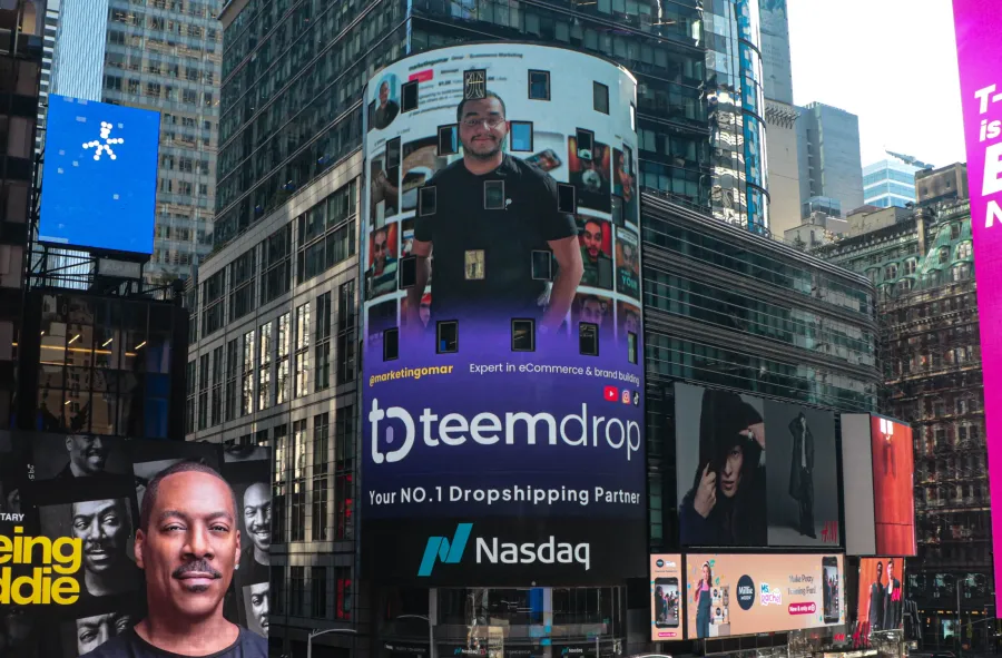Omar Ali in Times Square