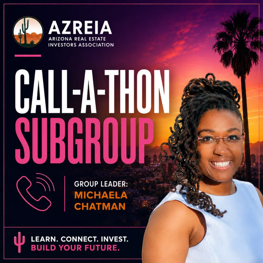 AZREIA Call-A-Thon flyer