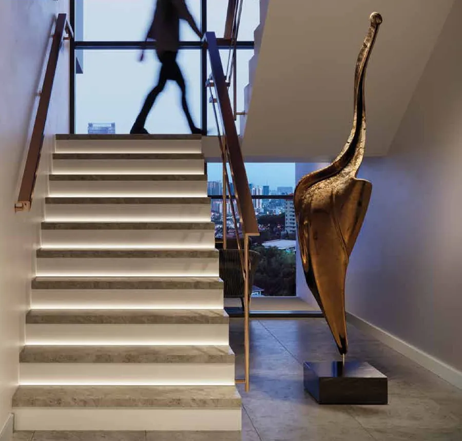 Duplex staircase, 111 Menerung, artist's impression