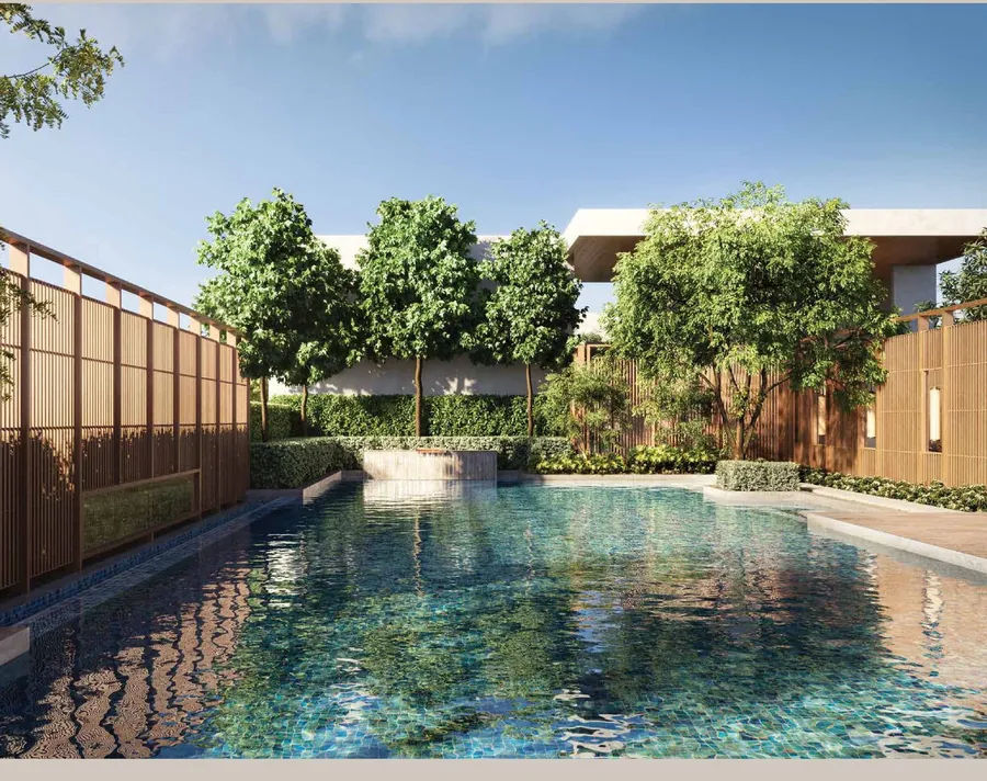 Rooftop pool, 111 Menerung, artist's impression