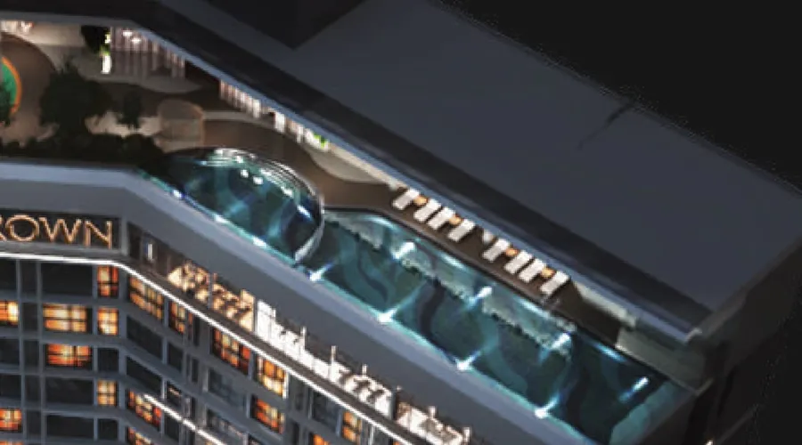 Level 59 pool, Golden Crown Residence, artist's impression