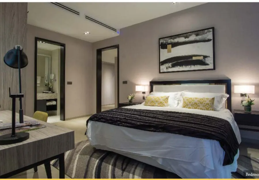 Furnished bedroom, Ascott Star Residence, artist's impression
