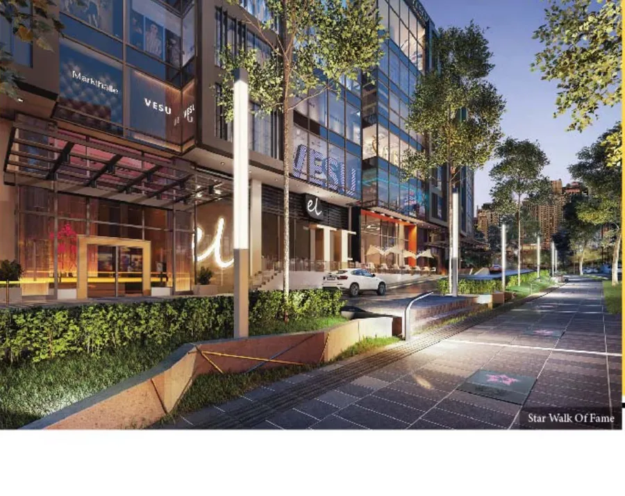 The Star Boulevard dining street, Ascott Star Residence, artist's impression