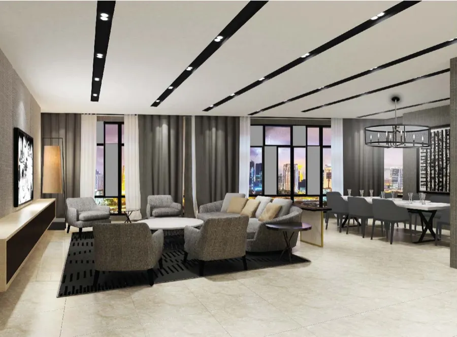 Residents' lounge, Ascott Star Residence, artist's impression