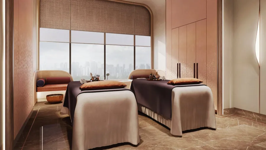 Spa treatment room, Royal Lexis, artist's impression