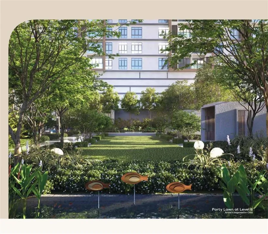 Lawn on Level 8, Khaya Residence, artist's impression