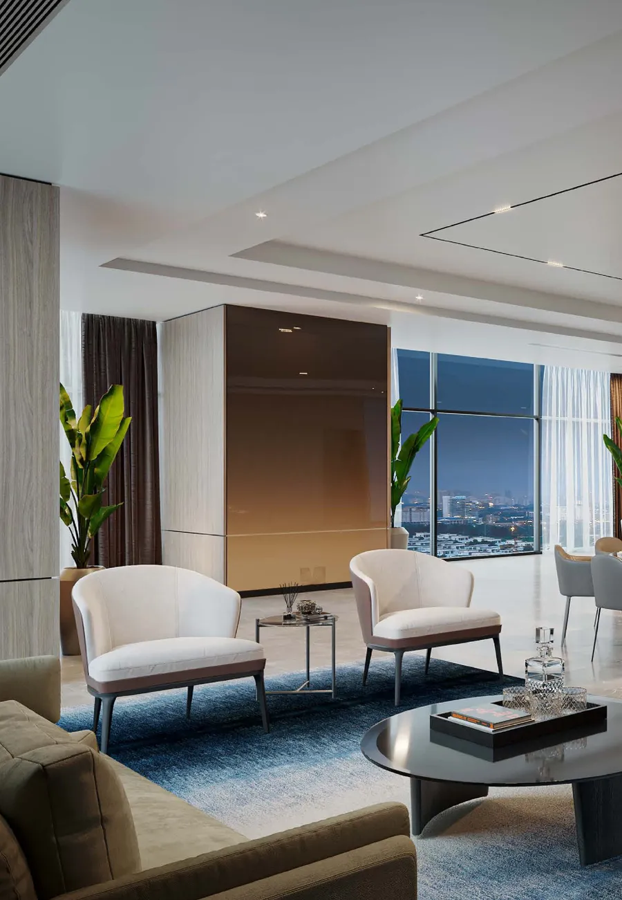 Level 6 function room and kitchen, Pavilion Damansara Heights, artist's impression