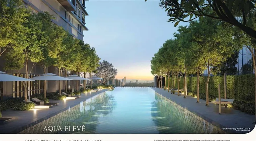 Pool on Level 8, Khaya Residence, artist's impression