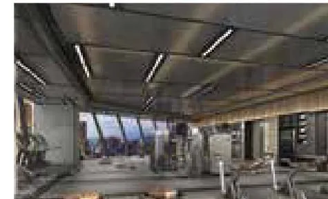 Tower 1 gym on Level 46, Oxley Towers, artist's impression