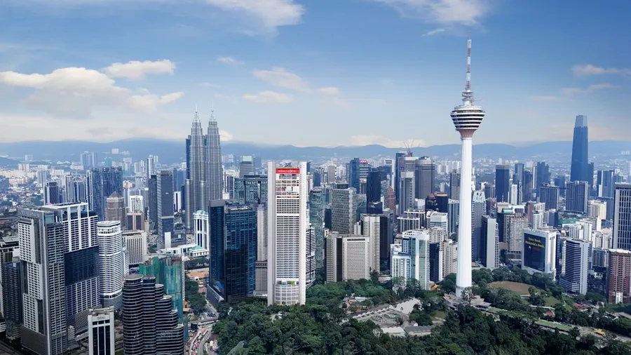 Aerial view beside the Bukit Nanas forest, Royal Lexis, artist's impression
