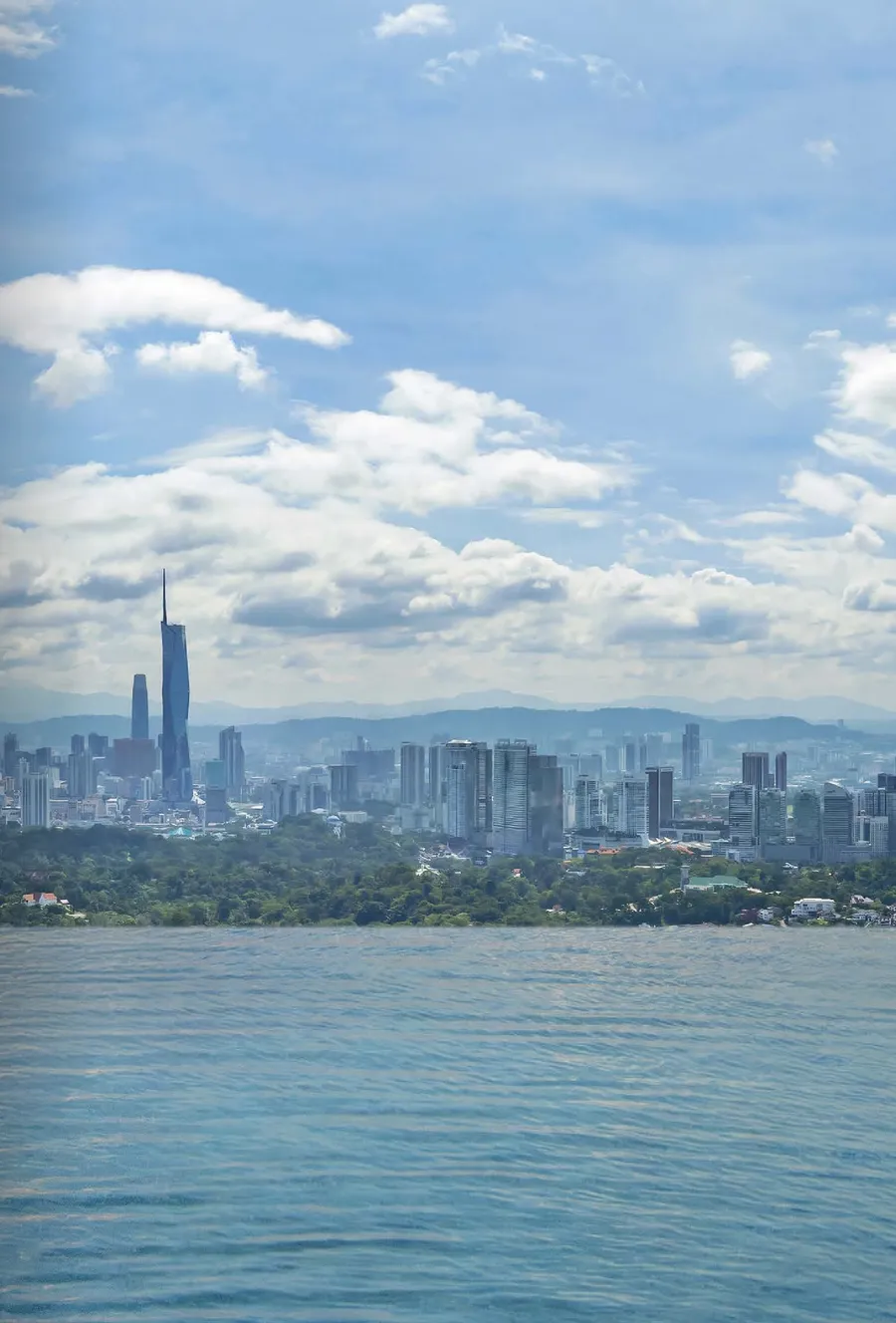 Level 51 heated pool with city views, Pavilion Damansara Heights, artist's impression