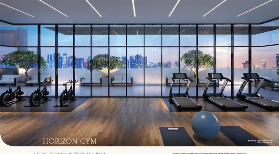Gym on Level 60, Khaya Residence, artist's impression