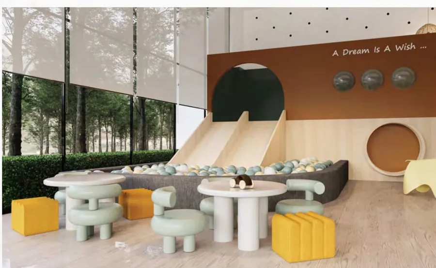 Children's playroom, River Park, artist's impression
