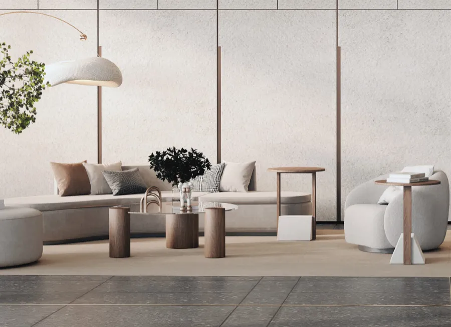 Lobby lounge beside the concierge, Parkside Residences, artist's impression