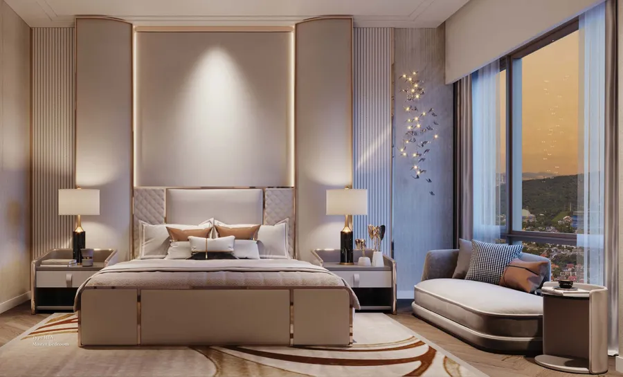 Type H1A master suite, Pavilion Damansara Heights, artist's impression