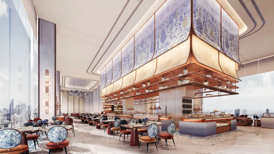 All-day dining on Level 53, Royal Lexis, artist's impression