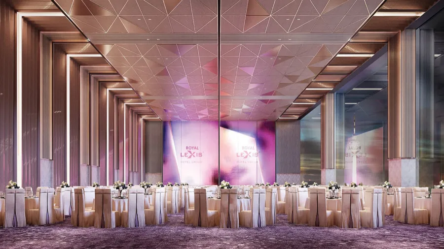 Ballroom on Level 57, Royal Lexis, artist's impression