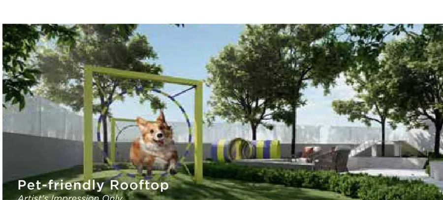 Rooftop space for pets, Talisa @ Bangsar Hill Park, artist's impression