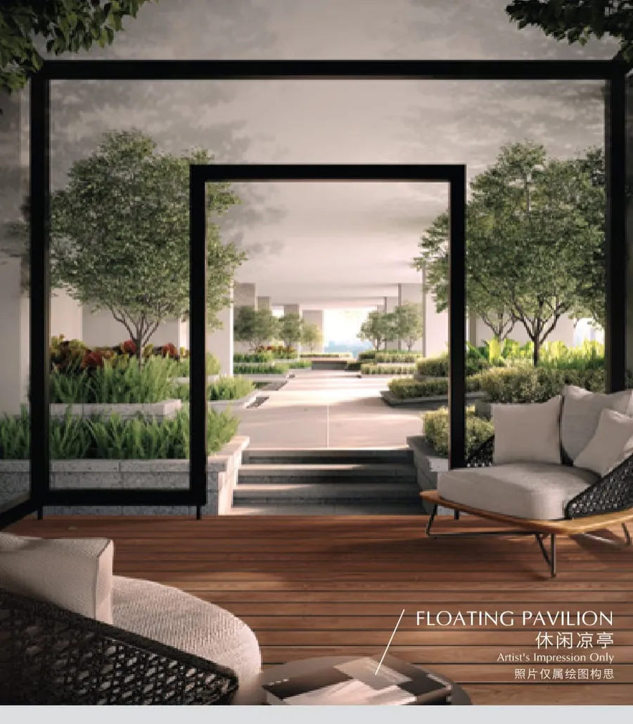 Floating Pavilion on the Level 7 deck, Times Square 2, artist's impression