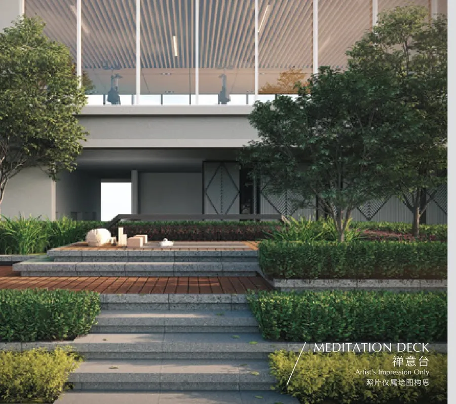 Quiet meditation deck at the Sky Deck's end, Times Square 2, artist's impression