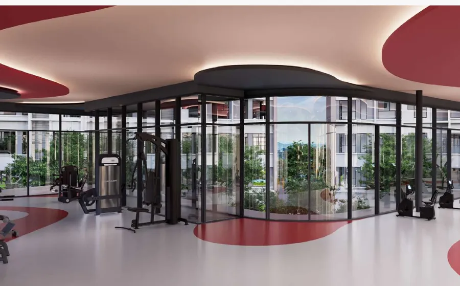 Level 9 gym, The Queenswoodz, artist's impression