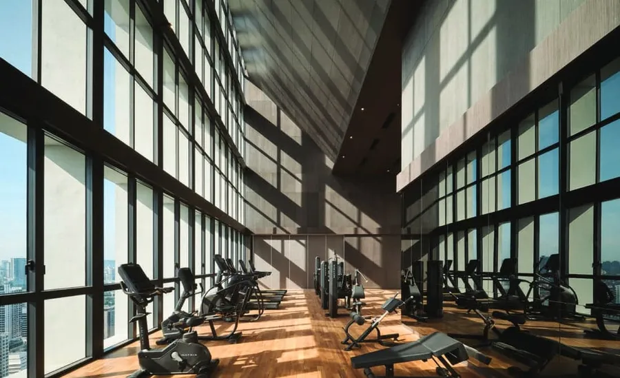 Double-height gym, The Conlay, artist's impression