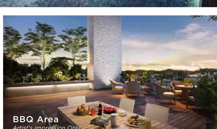 BBQ area, Talisa @ Bangsar Hill Park, artist's impression