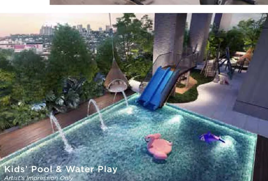 Children's pool and water play, Talisa @ Bangsar Hill Park, artist's impression
