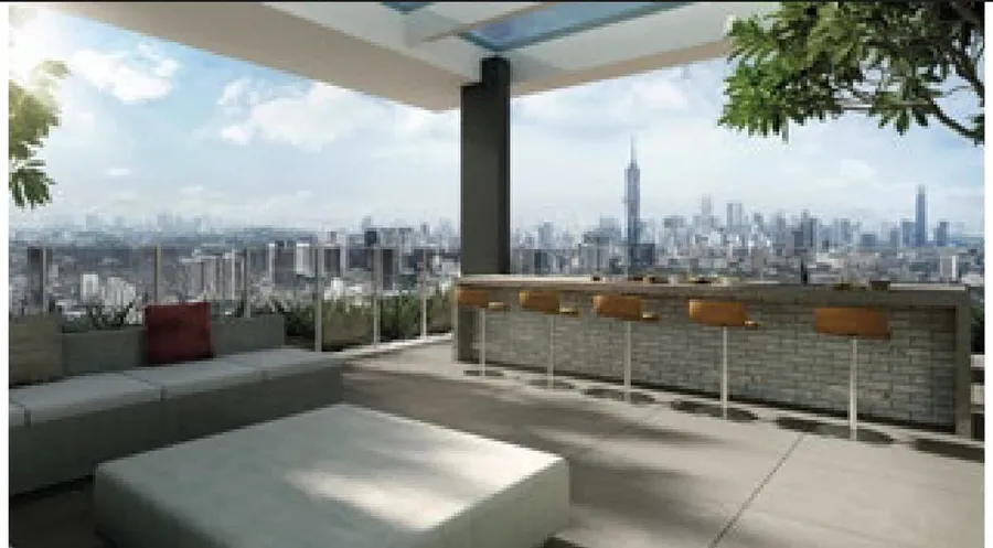 Rooftop sky pavilion, The Atas, artist's impression