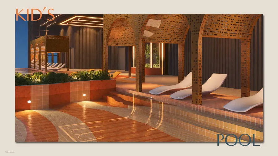 Kids' pool, MABA Suitez, artist's impression
