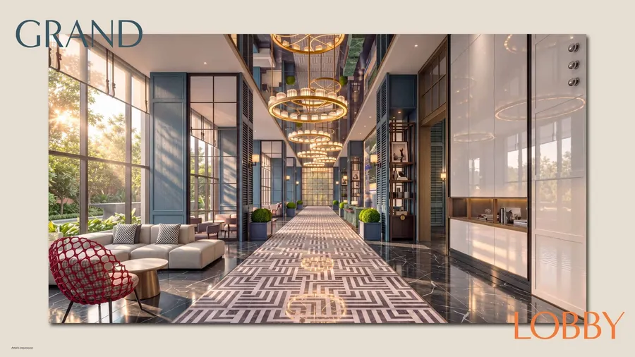 Lobby arcade, MABA Suitez, artist's impression