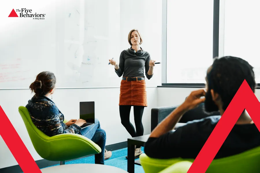 New hires and new managers: colleagues at work. Photo: The Five Behaviors®
