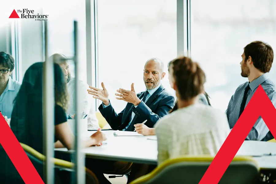 A first step before Team Development: colleagues at work. Photo: The Five Behaviors®