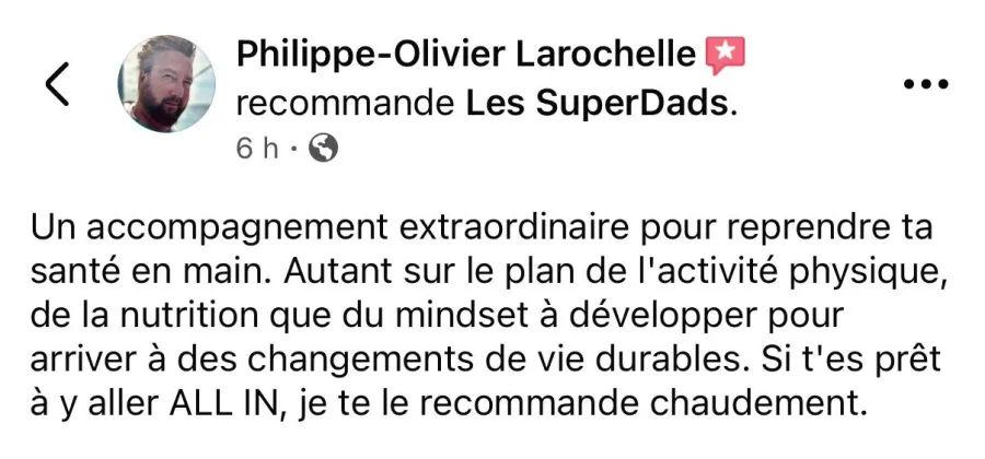 Commentaire SuperDad
