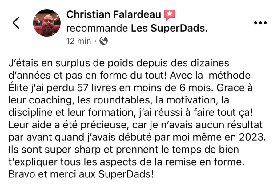 Commentaire SuperDad