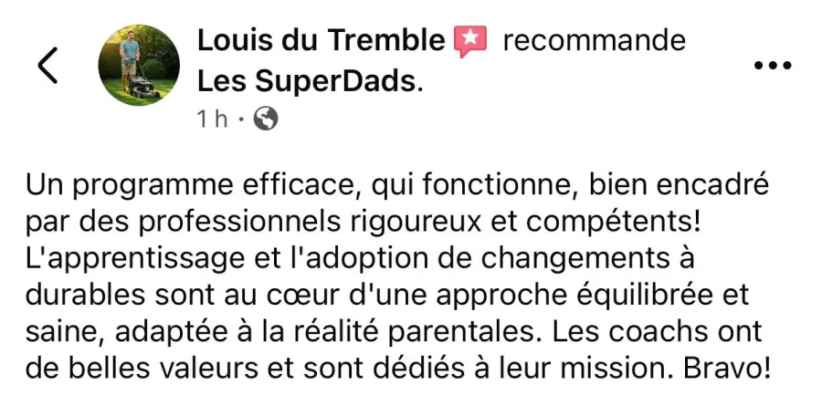 Commentaire SuperDad