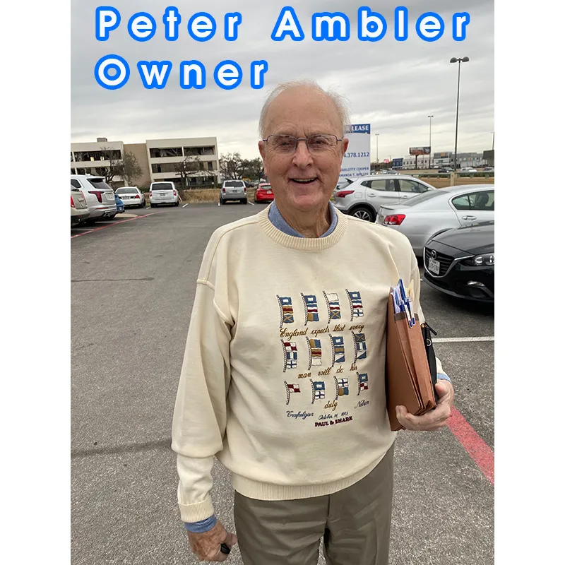 Peter Ambler, owner and lead driver of The Shuttle in Rockwall, TX