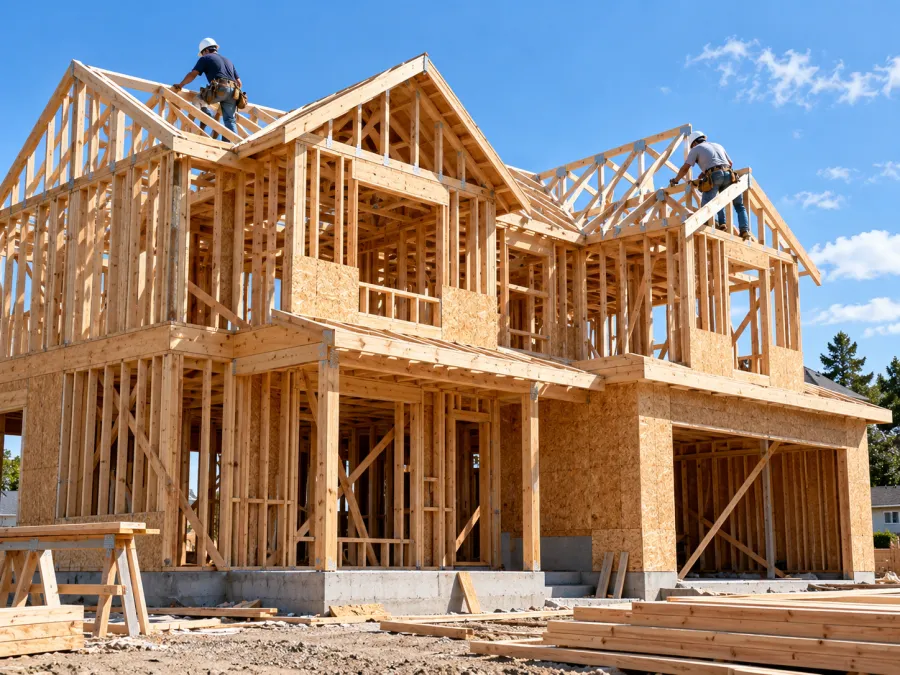 New home framing