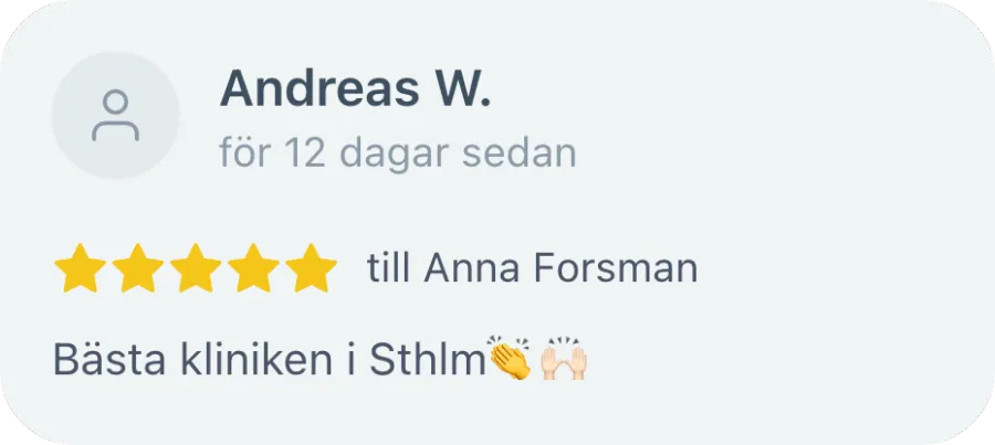 Recension från BokaDirekt till Anna Forsman
