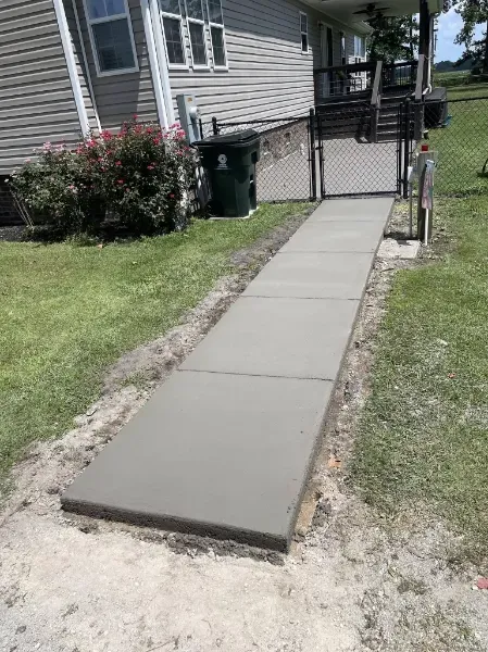 Completed Jacksonville concrete project 1
