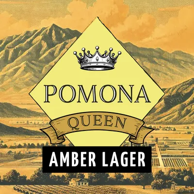 A glass of Pomona Queen amber lager