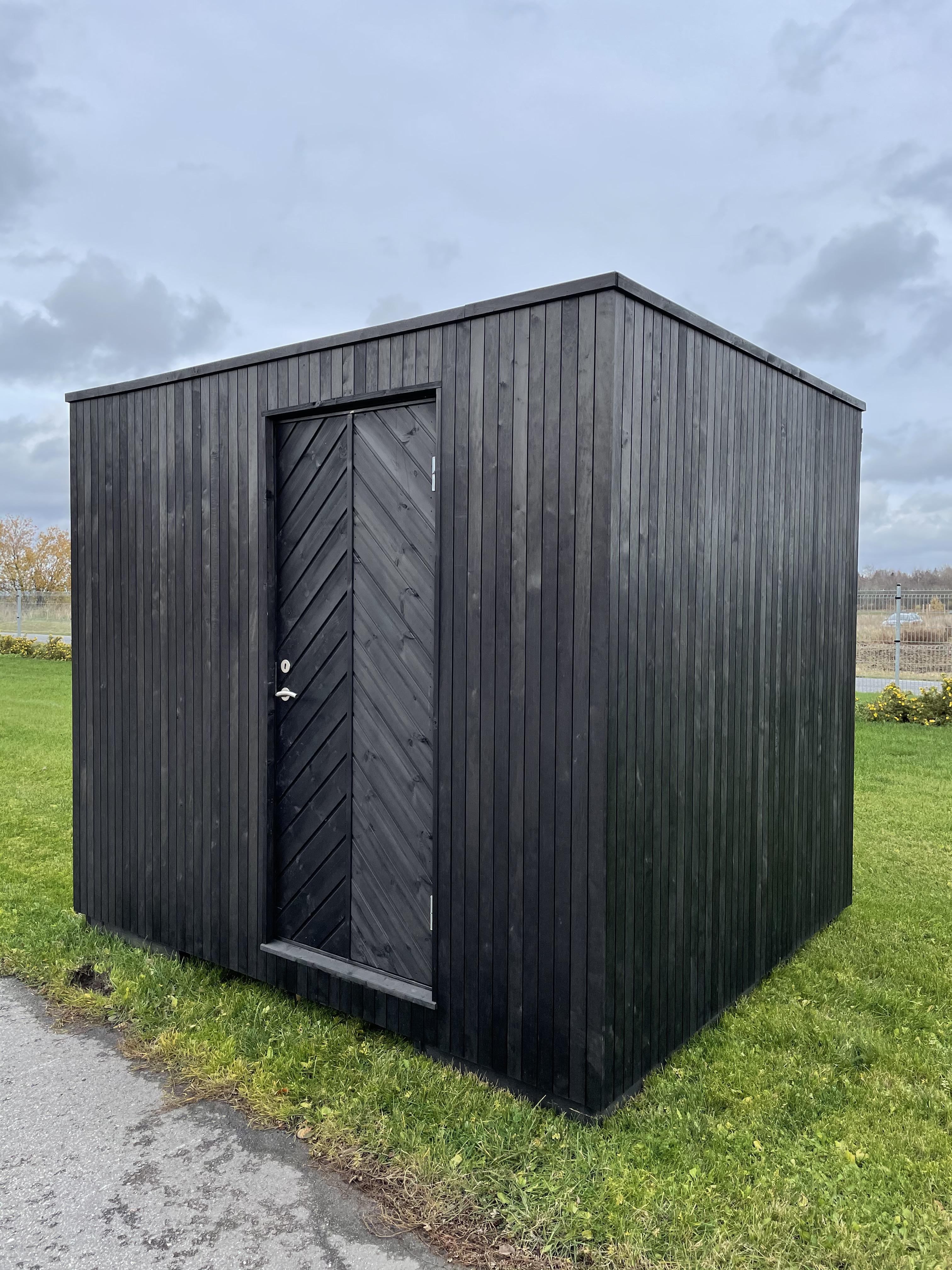 Yakisugi charred wood cladding