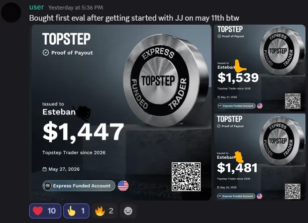 Verified payout