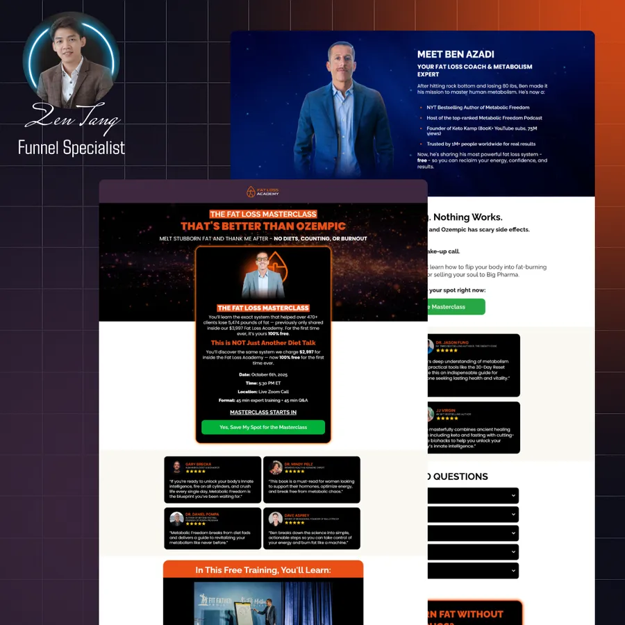 Coaching sales page