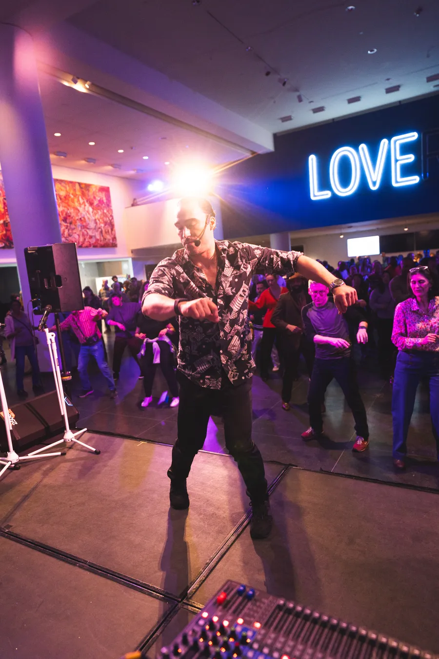 A Salsa with Hunter corporate event
