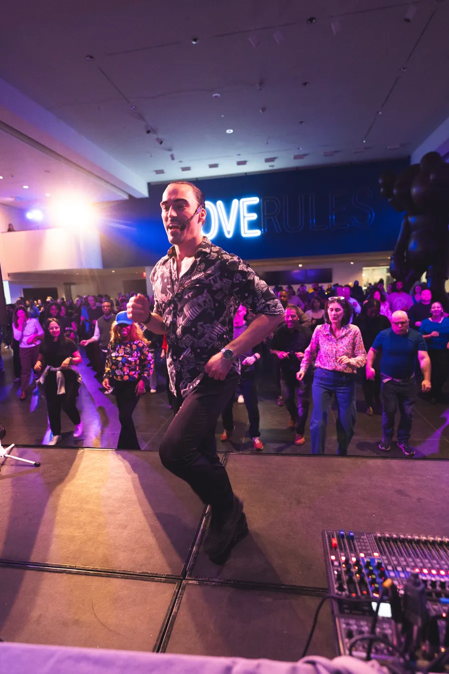 A Salsa with Hunter corporate event